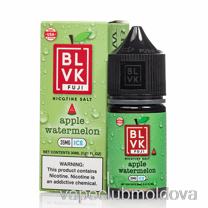 Kit Vape Pod Mere Pepene Gheață - Blvk Fuji Sare - 30ml 50mg